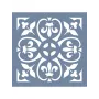 EHFY05 Fayans Desen Stencil 45x45cm