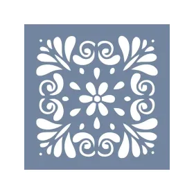 EHFY06 Fayans Desen Stencil 45x45cm
