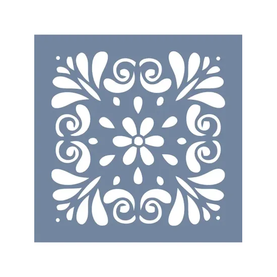 EHFY06 Fayans Desen Stencil 45x45cm