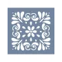 EHFY06 Fayans Desen Stencil 45x45cm