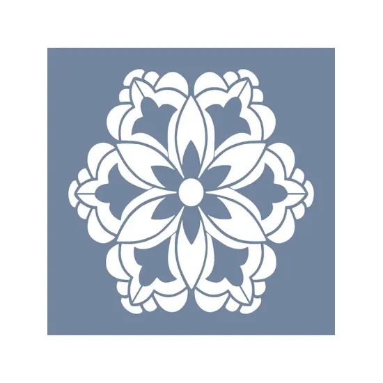 EHFY09 Fayans Desen Stencil 45x45cm