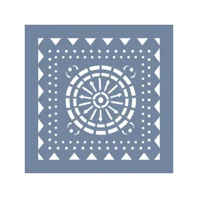 EHFY31 Fayans Desen Stencil 60x60cm