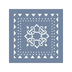 EHFY33 Fayans Desen Stencil 60x60cm