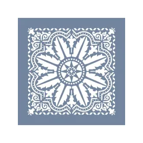 EHFY36 Fayans Desen Stencil 20x20cm