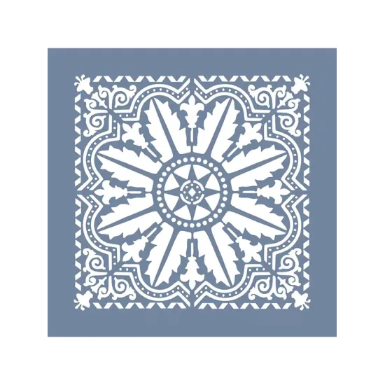 EHFY36 Fayans Desen Stencil 20x20cm