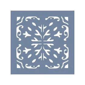 EHFY42 Fayans Desen Stencil 40x40cm