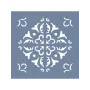 EHFY43 Fayans Desen Stencil 20x20cm