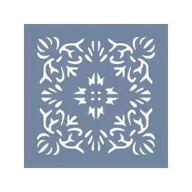 EHFY45 Fayans Desen Stencil 20x20cm