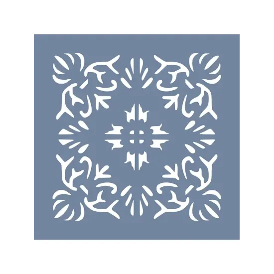 EHFY45 Fayans Desen Stencil 20x20cm