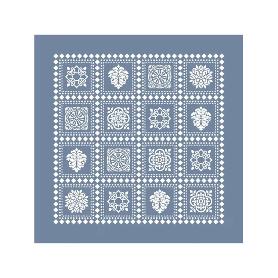 EHFY47 Fayans Desen Stencil 45x45cm