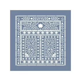EHFY50 Fayans Desen Stencil 45x45cm