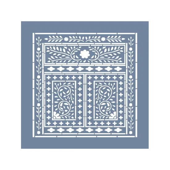 EHFY50 Fayans Desen Stencil 45x45cm