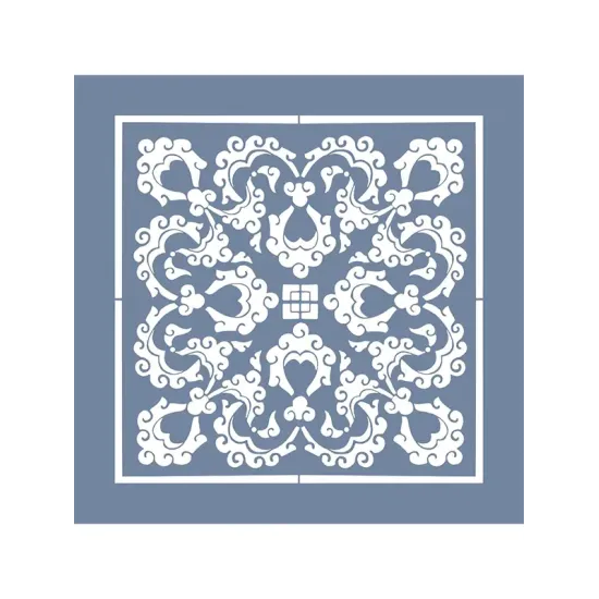 EHFY53 Fayans Desen Stencil 40x40cm