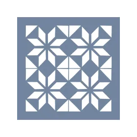EHFY55 Fayans Desen Stencil 45x45cm