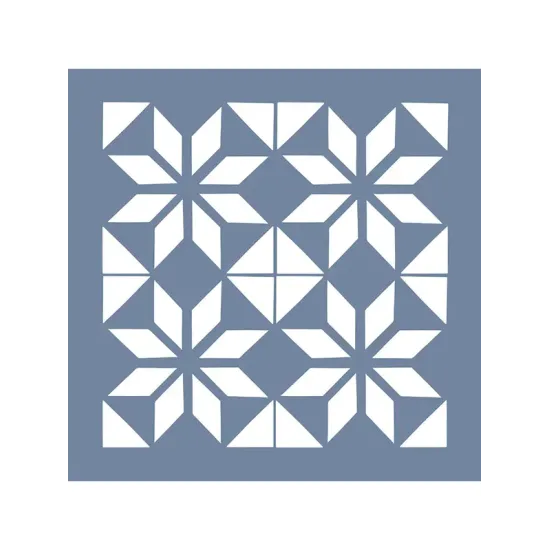 EHFY55 Fayans Desen Stencil 45x45cm