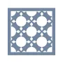 EHGE01 Geometrik Desen Stencil 45x45cm