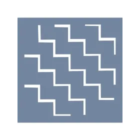 EHGE02 Geometrik Desen Stencil 45x45cm