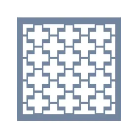 EHGE03 Geometrik Desen Stencil 45x45cm