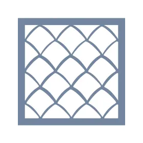 EHGE04 Geometrik Desen Stencil 45x45cm