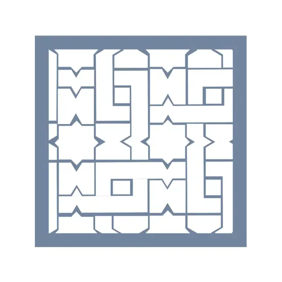 EHGE06 Geometrik Desen Stencil 45x45cm