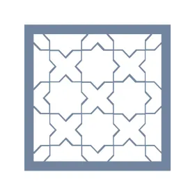 EHGE07 Geometrik Desen Stencil 45x45cm