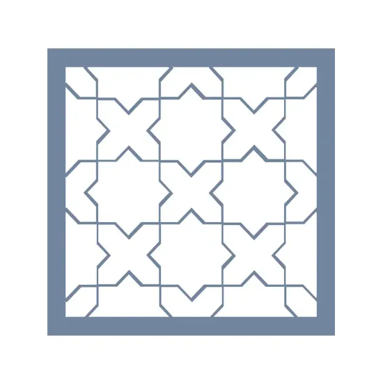 EHGE07 Geometrik Desen Stencil 45x45cm