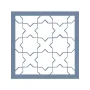EHGE07 Geometrik Desen Stencil 45x45cm