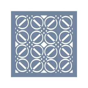 EHGE09 Geometrik Desen Stencil 45x45cm