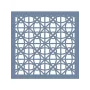 EHGE10 Geometrik Desen Stencil 45x45cm