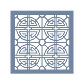 EHGE11 Geometrik Desen Stencil 45x45cm