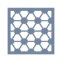 EHGE12 Geometrik Desen Stencil 45x45cm