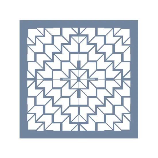 EHGE15 Geometrik Desen Stencil 45x45cm