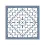 EHGE15 Geometrik Desen Stencil 45x45cm
