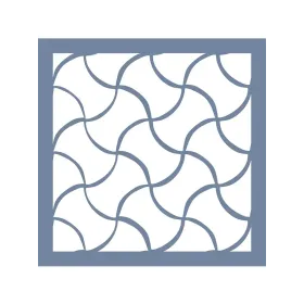 EHGE16 Geometrik Desen Stencil 45x45cm