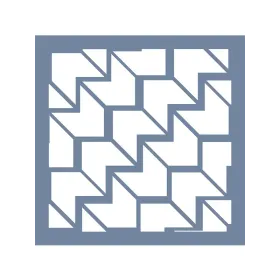 EHGE18 Geometrik Desen Stencil 45x45cm