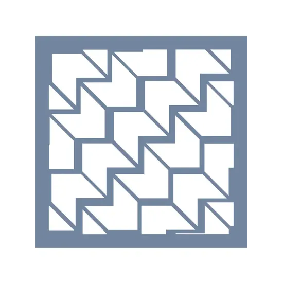 EHGE18 Geometrik Desen Stencil 45x45cm