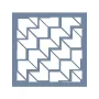 EHGE18 Geometrik Desen Stencil 45x45cm