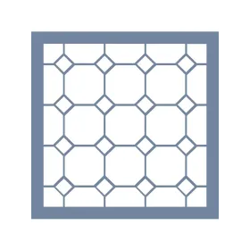 EHGE19 Geometrik Desen Stencil 45x45cm