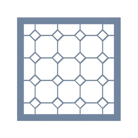 EHGE19 Geometrik Desen Stencil 45x45cm