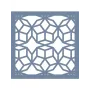 EHGE21 Geometrik Desen Stencil 45x45cm