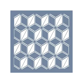 EHGE25 Geometrik Desen Stencil 45x45cm