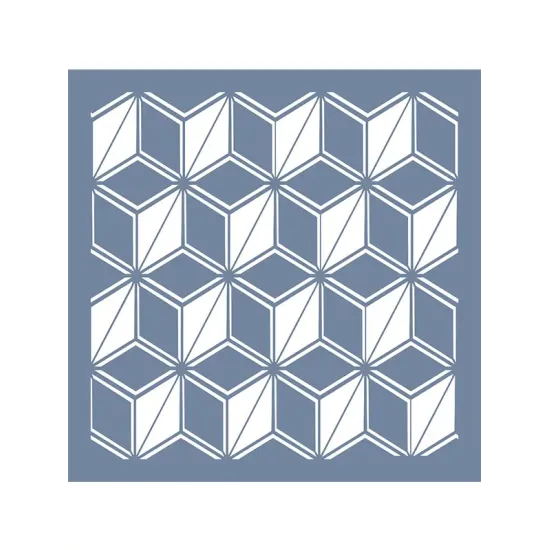 EHGE25 Geometrik Desen Stencil 45x45cm