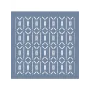 EHGE27 Geometrik Desen Stencil 45x45cm