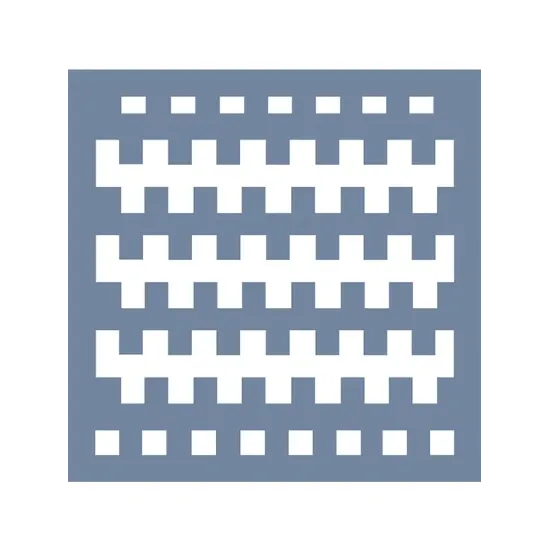 EHGE29 Geometrik Desen Stencil 45x45cm