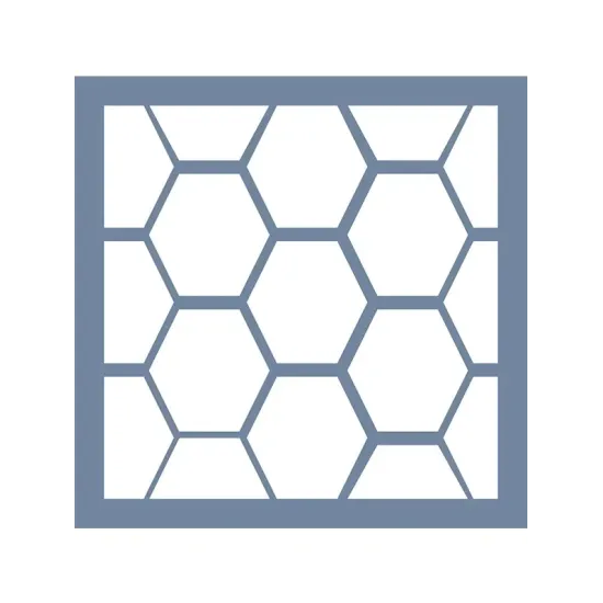 EHGE32 Geometrik Desen Stencil 45x45cm
