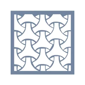 EHGE34 Geometrik Desen Stencil 45x45cm