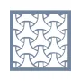 EHGE34 Geometrik Desen Stencil 45x45cm