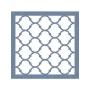 EHGE36 Geometrik Desen Stencil 45x45cm