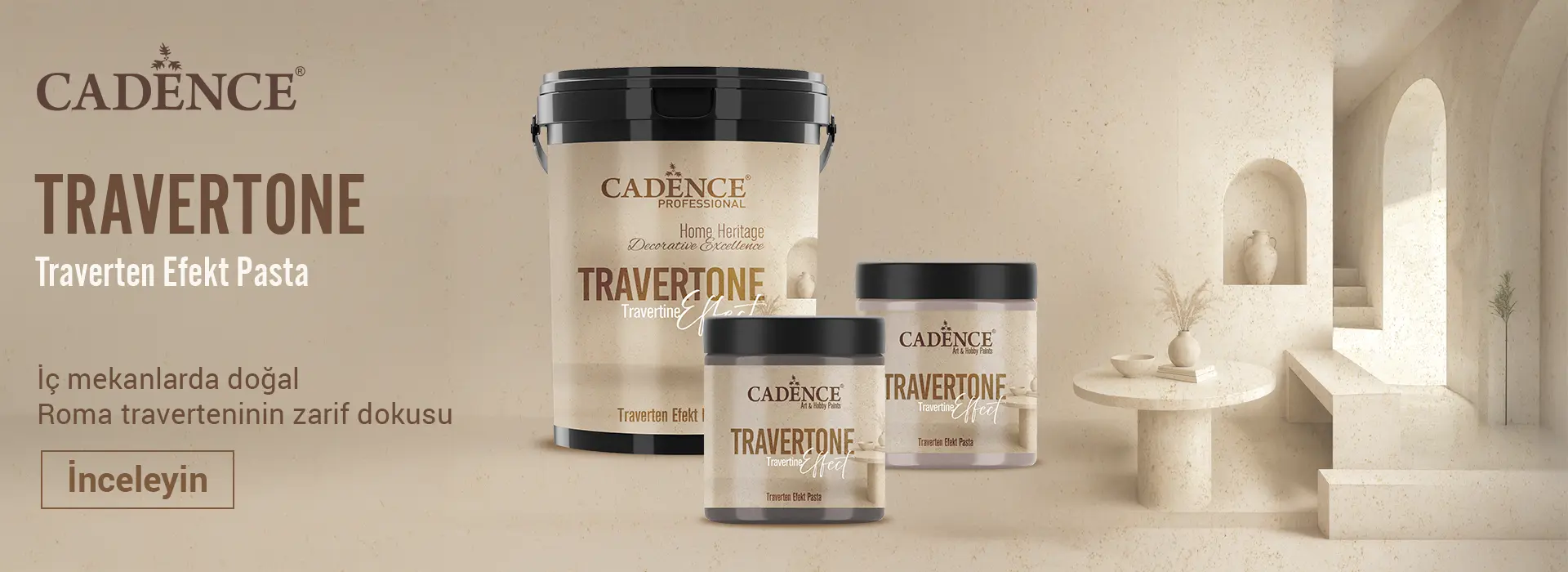 Traverten Efekt Pasta