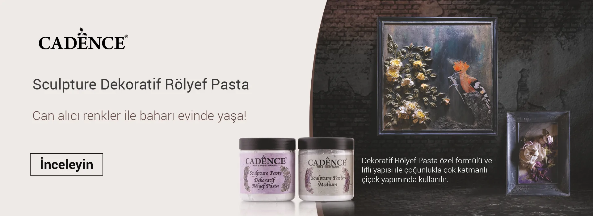 Cadence Sculpture Rölyef Pasta Cadence Sculpture Rölyef Pasta